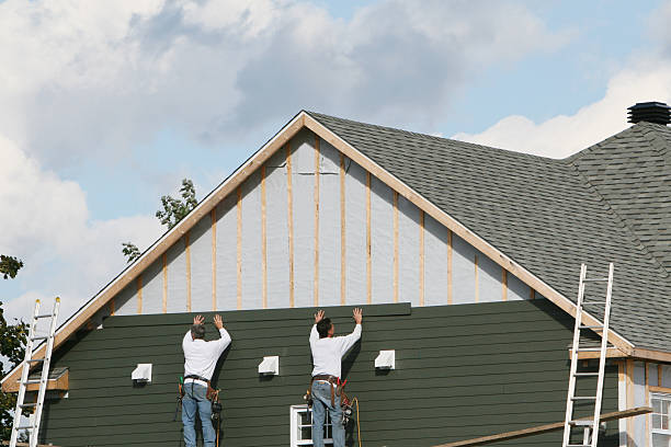 Professional Siding Replacement technician working in Spring Hope, NC